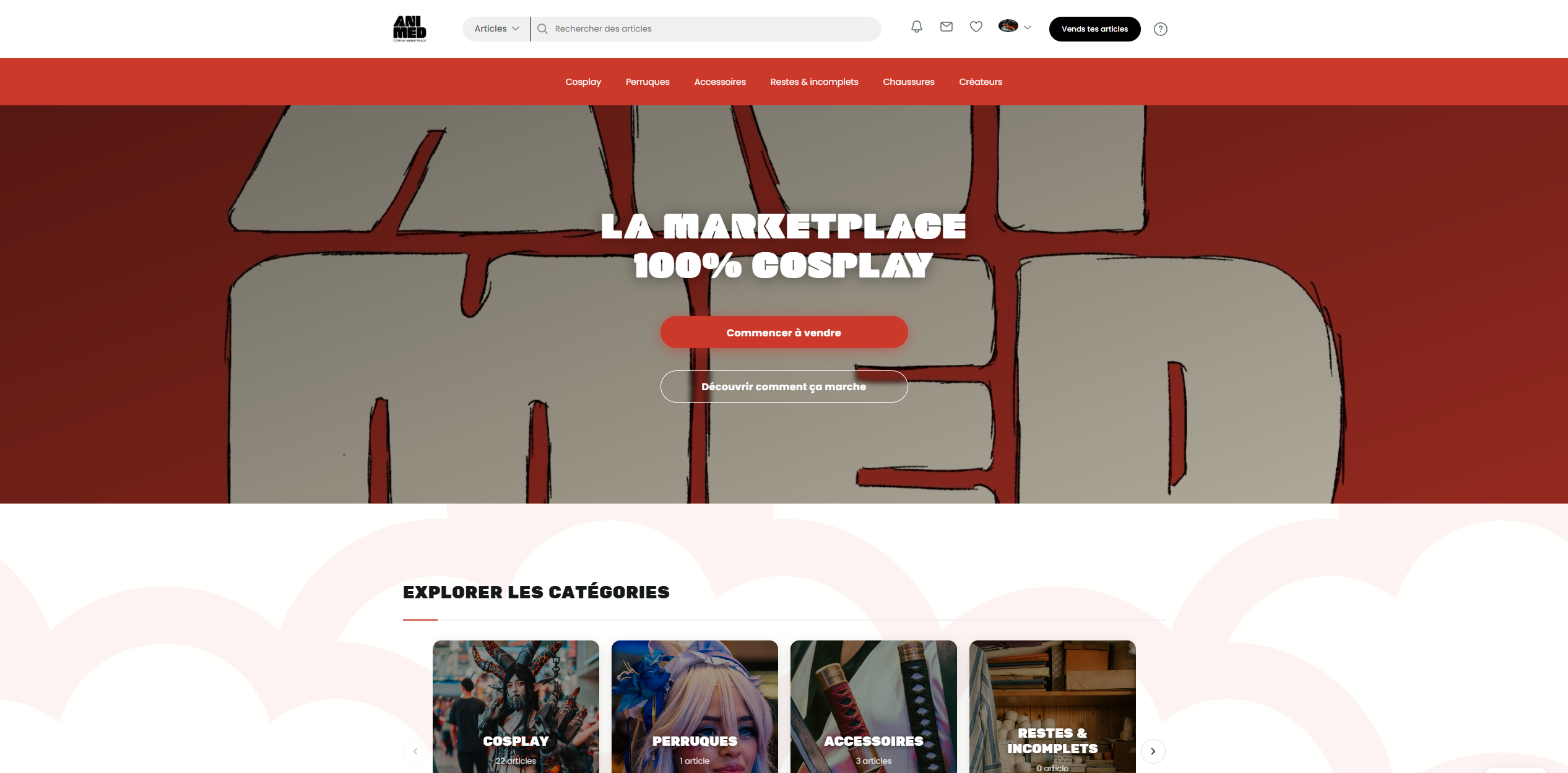 Aperçu de la marketplace ANIMED